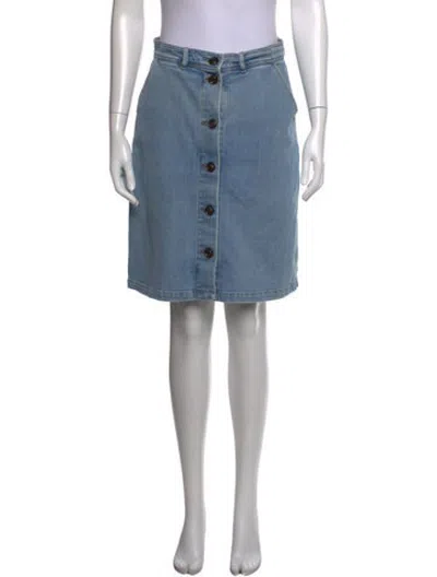 Pre-owned Soeur Knee-length Skirt In Blue