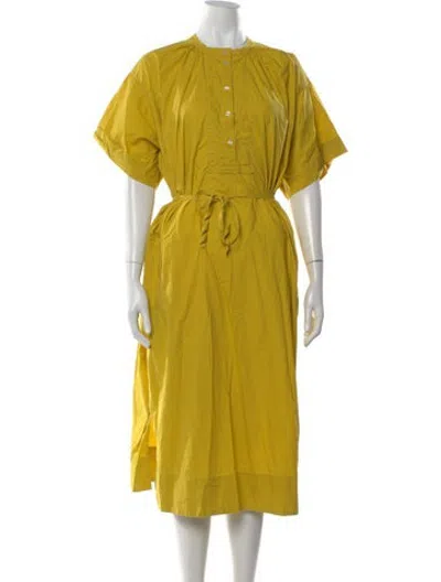 Pre-owned Soeur Midi Length Dress In Yellow