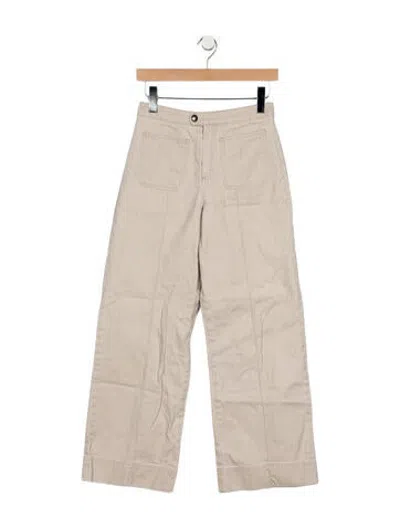 Pre-owned Soeur Mid-rise Wide Leg Jeans In Grey
