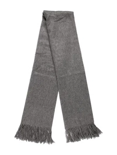 Pre-owned Sofia Cashmere Cashmere Scarf In Grey