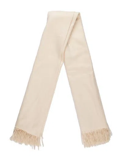 Pre-owned Sofia Cashmere Cashmere Scarf In Neutrals