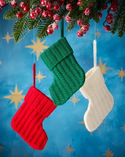 Sofia Cashmere Knitted Cashmere Mini Stocking