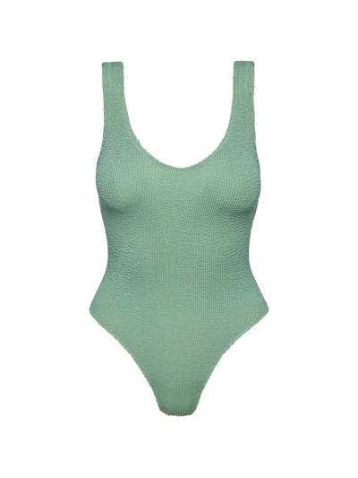 Sofia Erhan Mara Crinkle Swimsuit In Gray