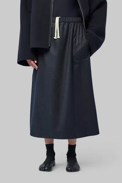 Sofie D'hoore A-line Skirt With Side Pocket In Black