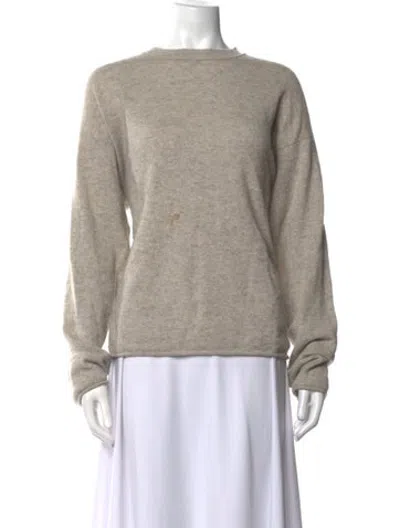 Pre-owned Sofie D'hoore Cashmere Crew Neck Sweater In Neutrals