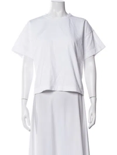 Pre-owned Sofie D'hoore Crew Neck Short Sleeve T-shirt In White