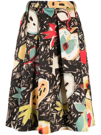 Sofie D'hoore Selena Fruit-print Midi Skirt