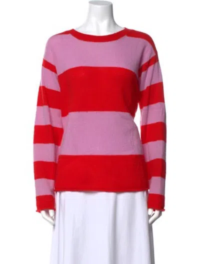 Pre-owned Sofie D'hoore Striped Crew Neck Sweater In Pink