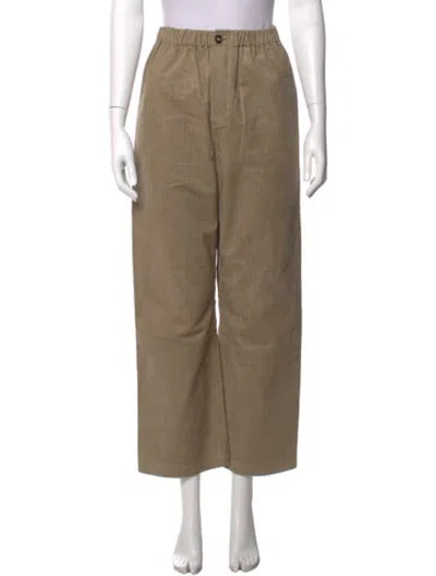 Pre-owned Sofie D'hoore Wide Leg Pants In Green