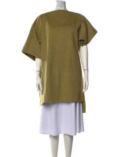 Pre-owned Sofie D'hoore Wool Midi Length Dress In Green