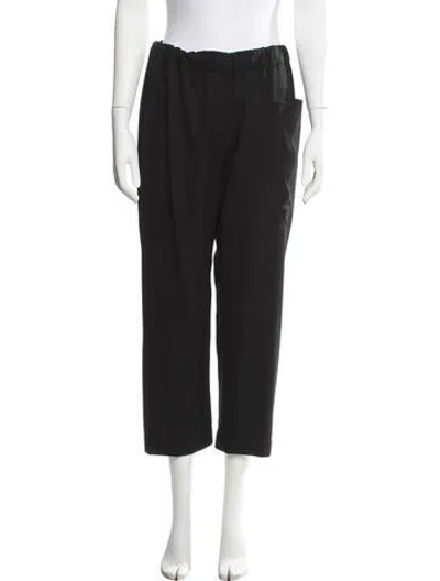 Pre-owned Sofie D'hoore Wool Wide Leg Pants In Black