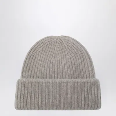 Soft Goat Greige Cashmere Beanie