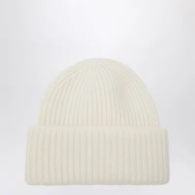 Soft Goat White Cashmere Beanie
