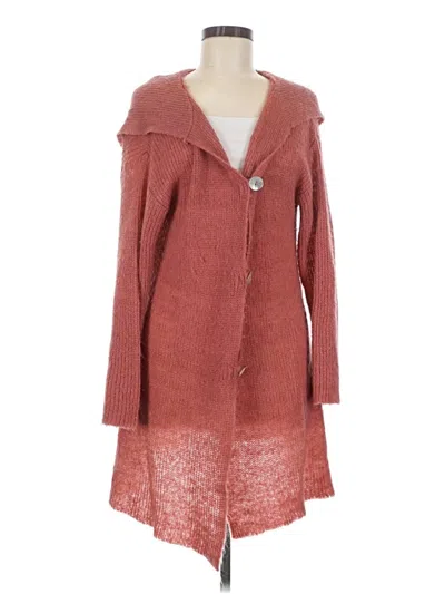 Pre-owned Soft Surroundings Cardigan Sweater In Pink