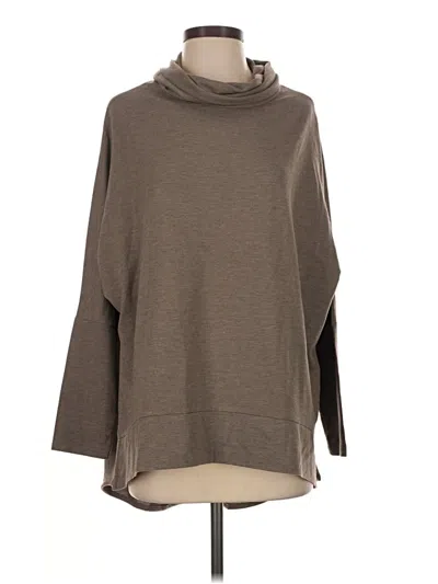 Pre-owned Soft Surroundings Turtleneck Sweater In Brown