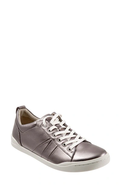 Softwalk Athens Sneaker In Pewter Leather
