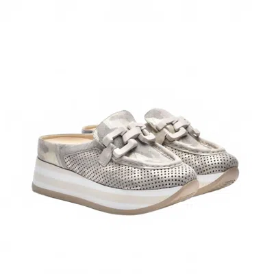 Softwaves Women's Clio Leather Mule In Coco In Gray
