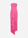 Solace London Thalia Midi Dress In Purple