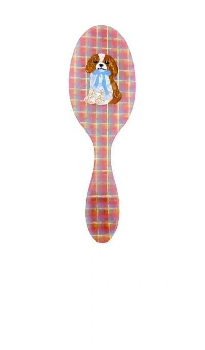 Solar Eclipse Hand-painted King Charles Amazing Hair Day Brush In Multi