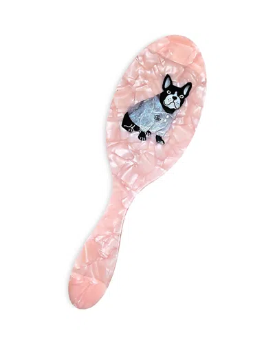 Solar Eclipse Large Brush - New York Loves You Heart In Pink