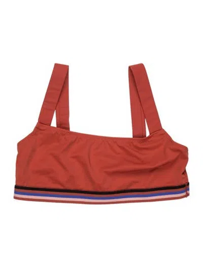 Pre-owned Solid & Striped Striped Bikini In Orange