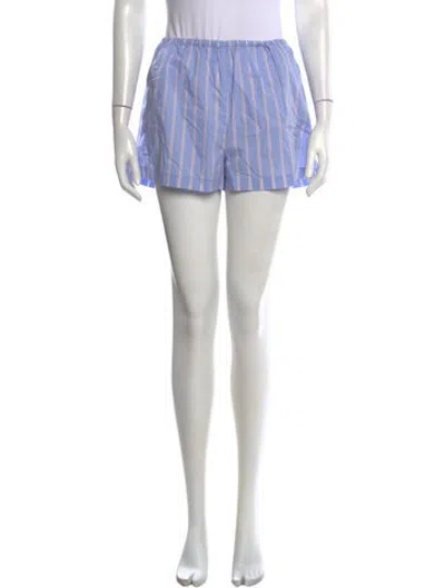 Pre-owned Solid & Striped Striped Mini Shorts In Blue