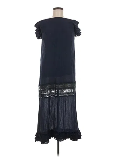 Pre-owned Solitaire Casual Dress In Blue