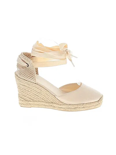 Pre-owned Soludos Wedges In Ivory
