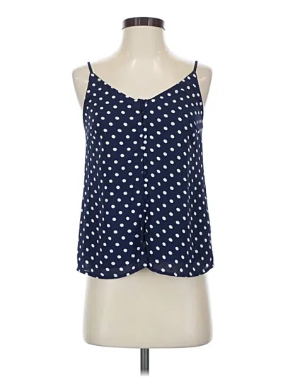 Pre-owned Sophie Rue Sleeveless Blouse In Blue