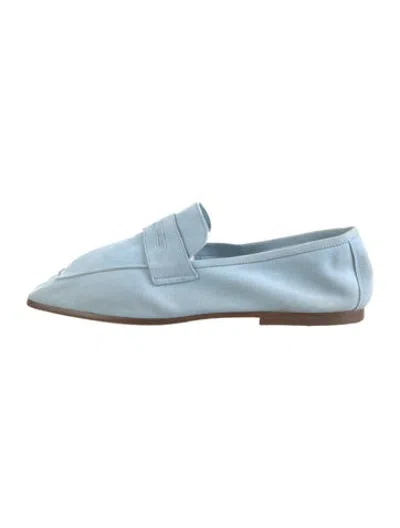 Pre-owned Sophique Suede Loafers In Blue