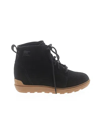 Pre-owned Sorel Ankle Boots In Black