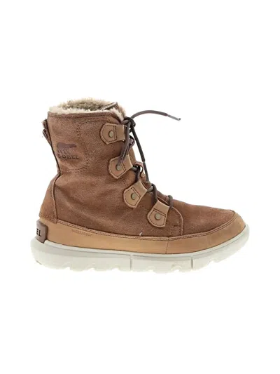 Pre-owned Sorel Ankle Boots In Brown