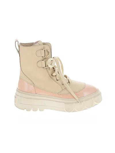 Pre-owned Sorel Ankle Boots In Ivory