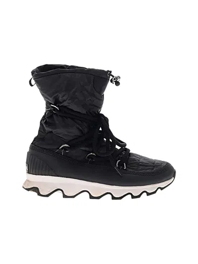 Pre-owned Sorel Boots In Black