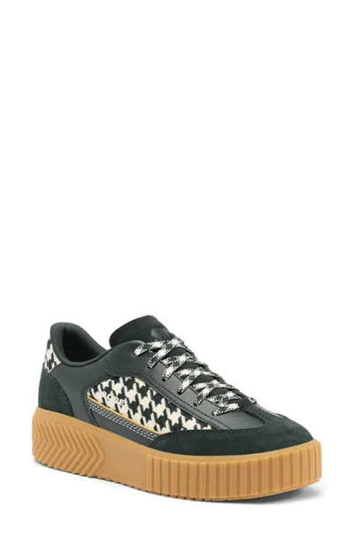 Sorel Ona Ave T-toe Platform Sneaker In Green