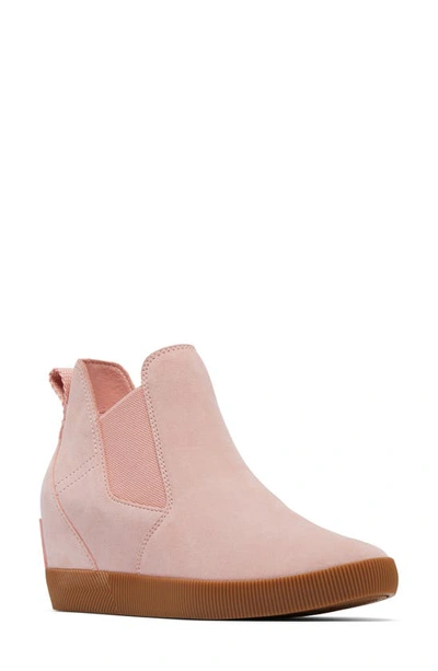 Sorel Out N About Slip-on Wedge Shoe Ii In Faux Pink/ Gum 2