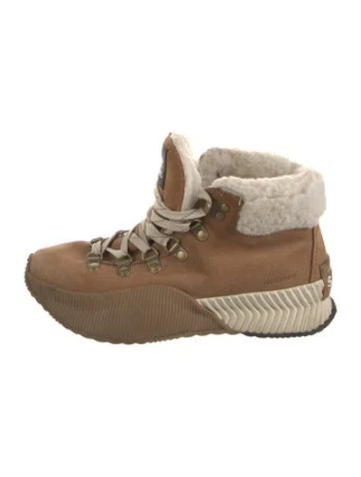 Pre-owned Sorel Suede Hiking Boots In Brown