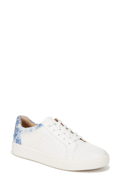Soul Naturalizer Neela Oxford Sneaker In White,bluebell Faux Leather,canvas