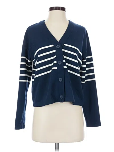 Pre-owned Spanx Blazer Jacket In Blue