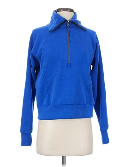 Pre-owned Spanx Pullover Hoodie In Blue