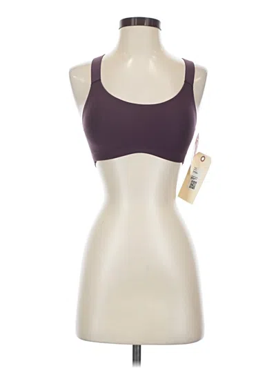 Pre-owned Spanx Sports Bra In Purple