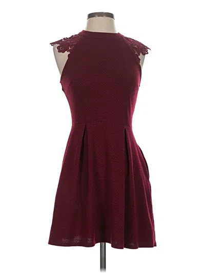 Pre-owned Speechless Cocktail Dress In Burgundy