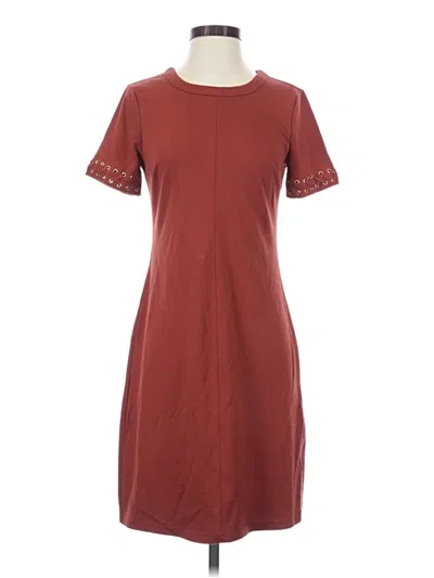 Pre-owned Spense Casual Dress In Burgundy