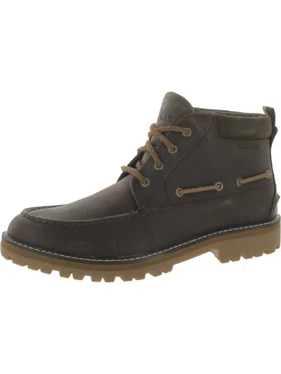 Sperry Brun Mens Leather Chukka Boots In Brown