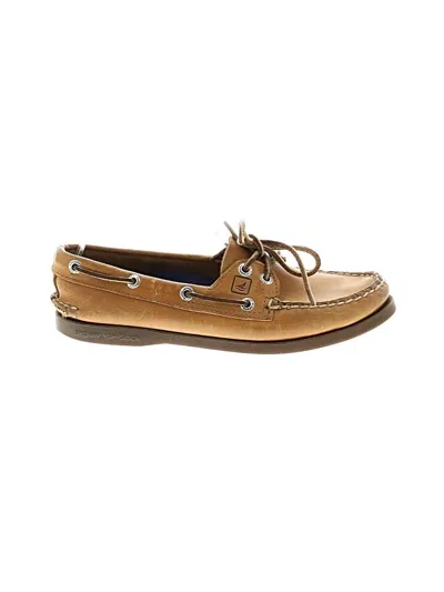 Pre-owned Sperry Top-sider® Flats Tan Shoes