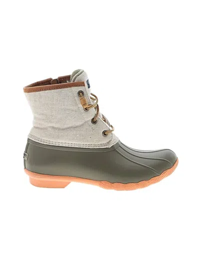 Pre-owned Sperry Top-sider® Rain Boots Gray Shoes