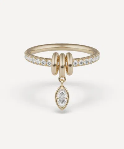 Spinelli Kilcollin 18ct Gold Pia Marquise Diamond Ring