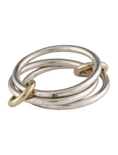 Pre-owned Spinelli Kilcollin 18k Solarium Sg Ring In Multicolor