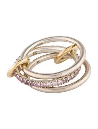 Pre-owned Spinelli Kilcollin Two-tone Tigris Ombré Ring In Multicolor