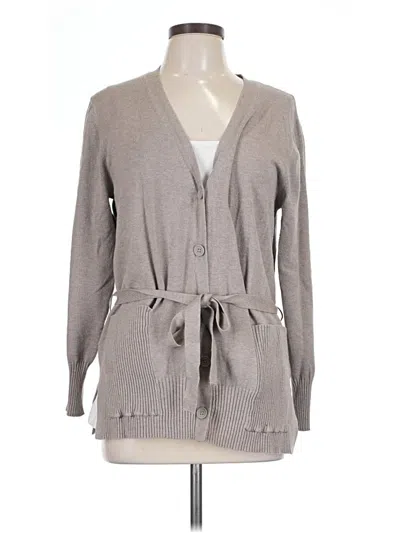 Pre-owned Splendid Cardigan Sweater In Gray